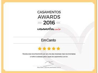 Casamentos Awards 2016 - Orquestra EmCanto