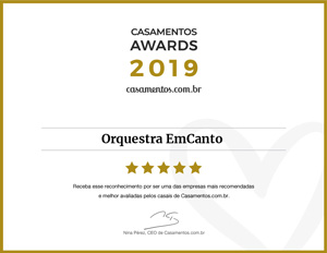 Casamentos Awards 2019 - Orquestra EmCanto